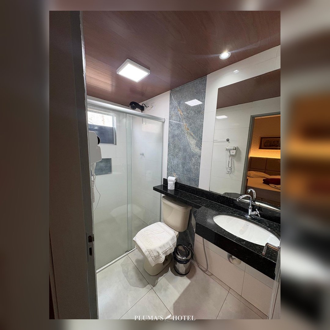 Ambiente do Pluma's Hotel