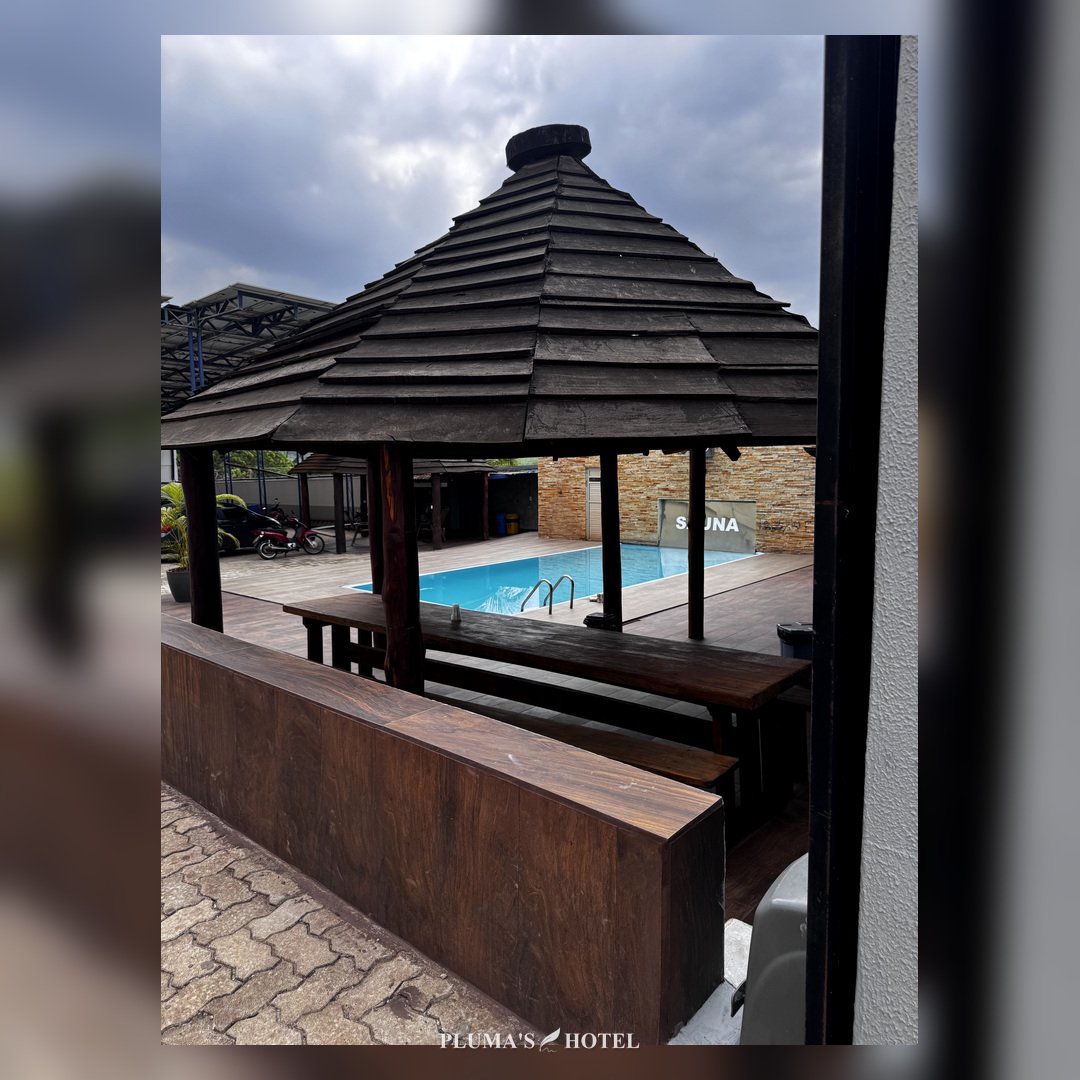 Ambiente do Pluma's Hotel