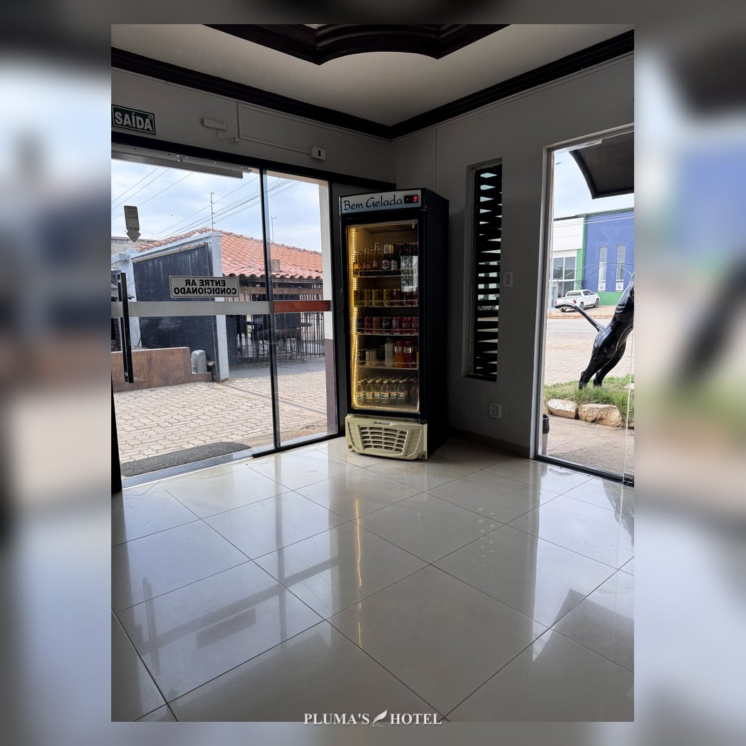 Ambiente do Pluma's Hotel